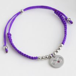 Bracelet Avon contre les violences faites aux femmes violet "Empowerment"