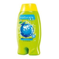 Bain mousse gel douche pour enfant Avon Naturals Kids  la myrtille craquante